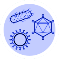 Icon of infectious cells